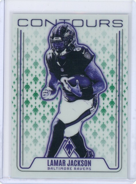 Lamar Jackson Contours Green /25 2025 Phoenix #CON-LJN