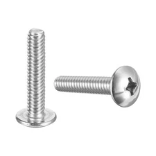 1/4-20 x 1-1/4" Truss Head Phillips Machine Screws, 304 Stainless Steel, 25 Pcs