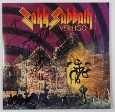 Zakk Wylde JSA  Signed Autograph Record Album Vinyl Zakk Sabbath Vertigo