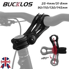 MTB/Road Bike Stem 3D Forged Bicycle Handlebar 80 Degree 90-145mm 31.8mm 25.4mm
