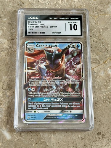 Greninja-GX graded CGC 10 for sale on eBay
