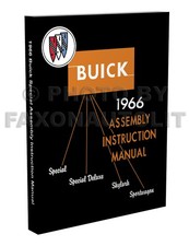 1966 Buick Factory Assembly Manual Special Skylark Sportwagon Gran Sport Gs 400