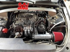 Black Red Air Intake Kit Filter For 2012-2014 Cadillac Cts 3.0l 3.6l V6