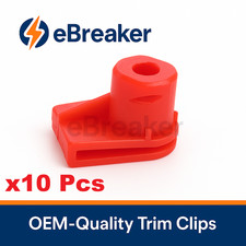 VAUXHALL Bumper Bodywork Interior Trim Panel Plastic Fastener Angled Grommet x10
