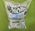 1999 Hot Wheels Planet Micro Christmas Ornament NEW IN Bag Blue Car Santa VTG