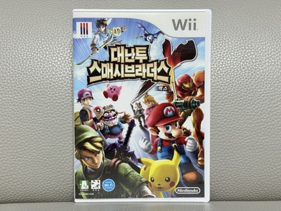 RARE Korean Super Smash Bros X Brawl Nintendo Wii Korean Version
