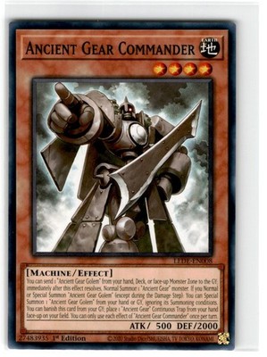 Yu-Gi-Oh! Ancient Gear Commaner 1st Edition LEDE-EN008 Lightly Played Common