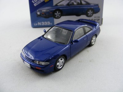 '95 Nissan Silvia K's Aero blau, Tomytec Tomica Lim.Vintage Neo LV-N333c, 1/64
