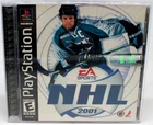 NHL 2001 Video Game Hockey Sony PlayStation One 1 PS Video Game National League