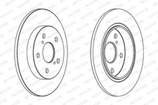 Disque de frein Toyota AURIS