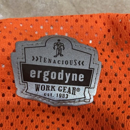 Qty 15 Ergodyne Hi-Vis Orange/Gray Mesh Reflective Vest S/M ANSI 107-2020 R2 image 5