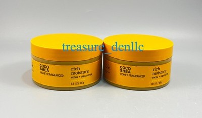 Bath & Body Works Honey Fragranced Cocoa & Shea Butter 6.5oz Set of 2 New