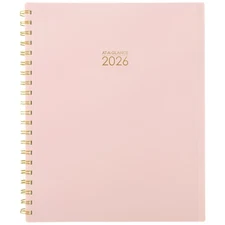 2026 Planner, Weekly & Monthly, 8.5" x 11", Large, Harmony, Sunset Coral (109...