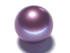 AAAAA Natural 10-11mm Round Purple South Sea Loose Pearl half drilled