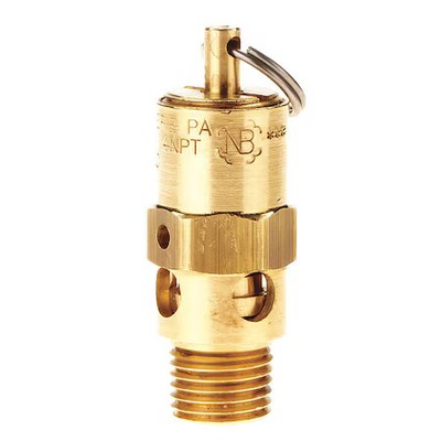 Conrader Srh250-1/4-Ce-165 Safety Valve, Brass Ball