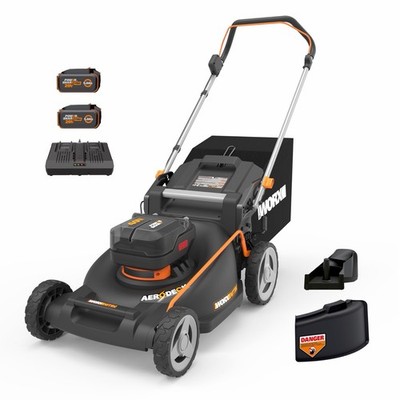 WORX Nitro WG752 40V Cordless 21'' Push 2X 5.0Ah Batteries Local Pickup Only