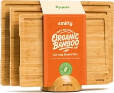  Wooden Cutting Boards For Kitchen Meal Prep & Serving - Bamboo Cutting Board 