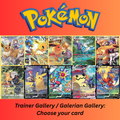 Pokemon Trainer Gallery: Choose Your Card! Full Art Galarian Trainer Gallery