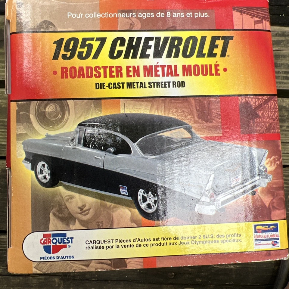 CarQuest First Gear 1957 Chevrolet Street Rod - 1:25 Scale Die-Cast Model Car - Image 3 of 4