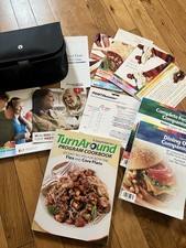 Weight Watchers TurnAround Lot. Cookbook Complete Food Companion Set with case