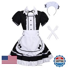 Colorful House Women's Cosplay French Apron Maid Dress Costume X-Large