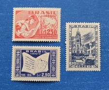Brazil Stamps, Scott 837-839 Complete Sets MNH