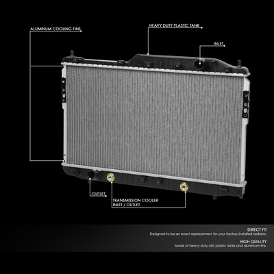 OE Style Aluminum Radiator For 2004-2006 Suzuki Verona 2.5L AT – Speed Daddy CU13000