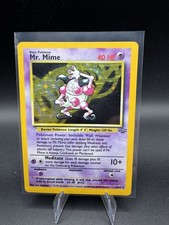 Mr. Mime 6/64 Jungle Set Holo Rare Vintage Pokemon Card 1999 WotC MP