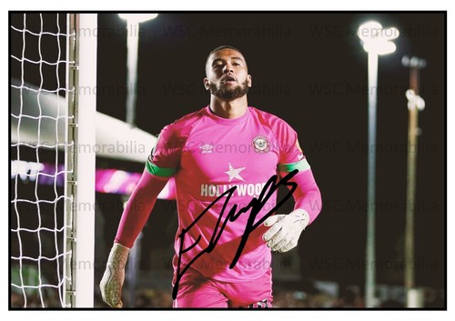 11079. Ellery Balcombe Signed Pictures (A4 Prints) Brentford Motherwell etc.