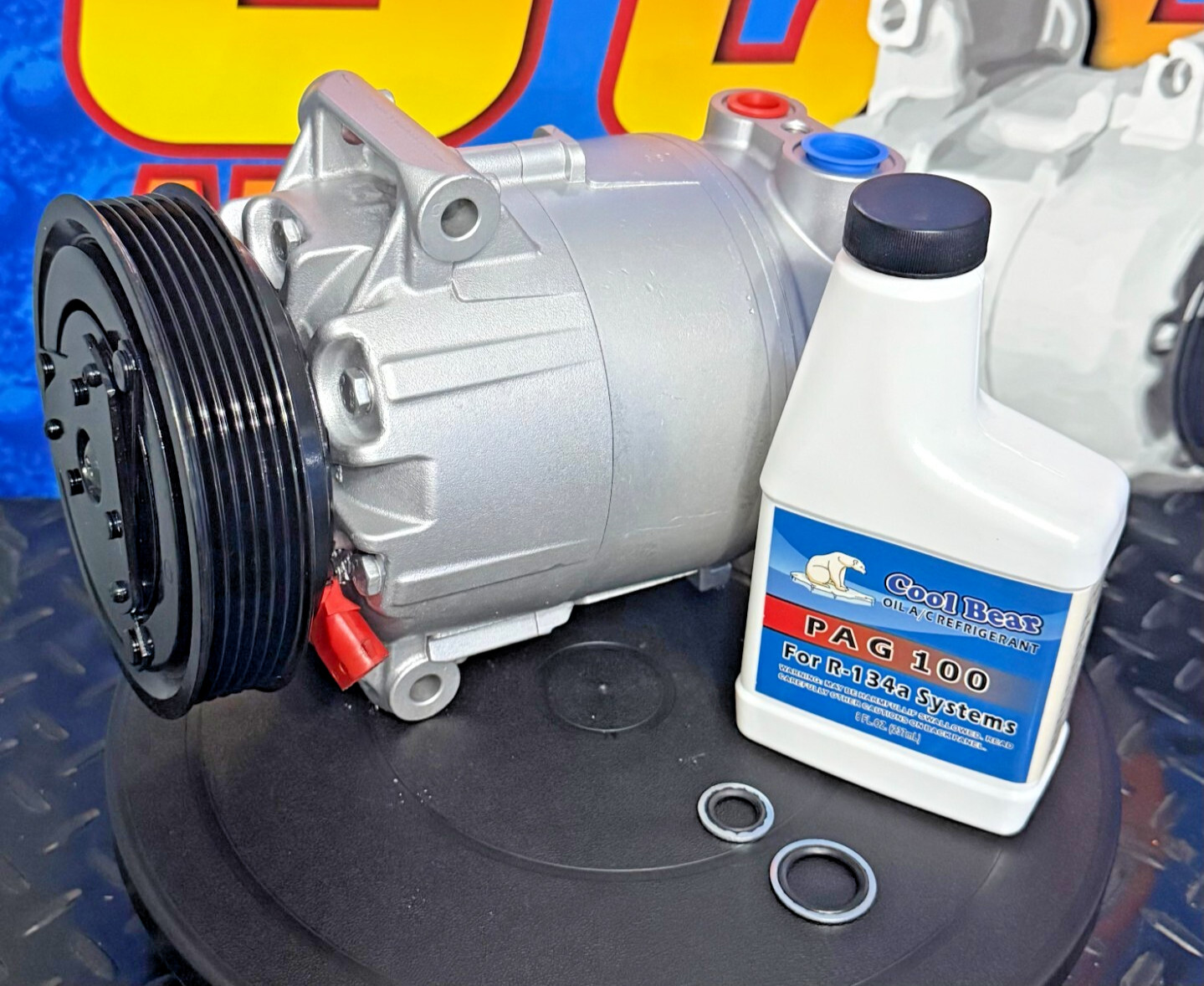ORIGINAL  A/C COMPRESSOR FIT FERRARI CALIFORNIA 2009-2014, 263173