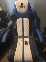 X ROCKER Official Playstation Geist 2.0 Gaming Chair Kids Floor Rocker White