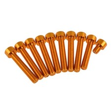 Schraubensatz Motordeckel Motorschrauben Simson SR50 S51 S70 Gold  10-teilig