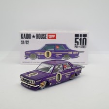 Mini GT Kaido House Datsun 510 Pro Street S1/02 OG Purple KHMG002