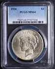 1926 Peace Dollar PCGS MS64