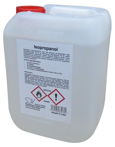 Isopropanol 1 x 5 L Isopropylalkohol, IPA, 2-Propanol, 99,9% 5000ml