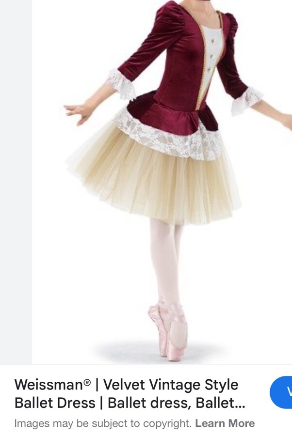 weissman dance costume child medium - image 1