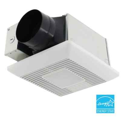 Panasonic WhisperMighty LED 70-90 CFM Bathroom Exhaust Fan Ceiling/Wall