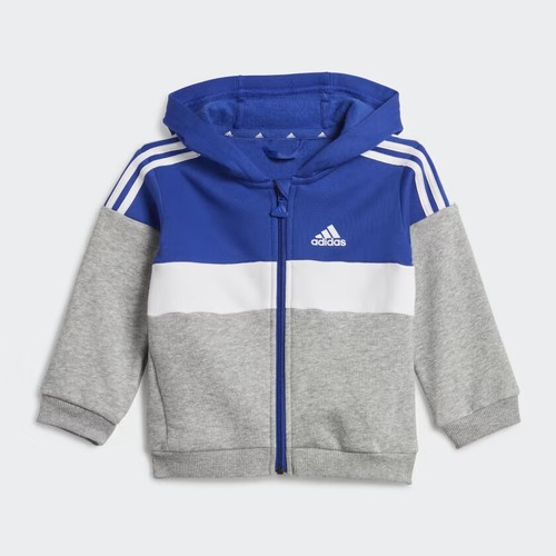 ADIDAS INFANT TUTA COTONE FELPATO art. IJ6323 mod. I 3-STRIPES TIBERIO COLORBLOC - Imagen 2 de 8