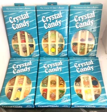 VTG Venezia Art Glass Collection Crystal Candy Ornaments Complete Set of 36 NEW