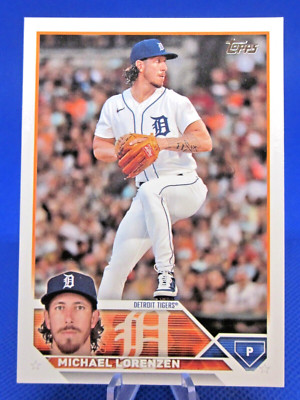 2023 TOPPS SERIES 2 #564 MICHAEL LORENZEN ADVANCED STATS DETROIT TIGERS 058/300
