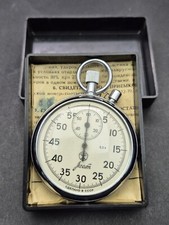 Vintage stopwatch Agate made in the USSR Vintage Soviet stopwatch with passport