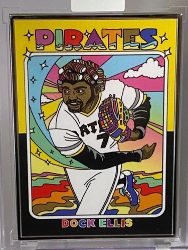 2021 Topps Project 70 #184 Dock Ellis by Chinatown Market Artist Proof AP 06/51