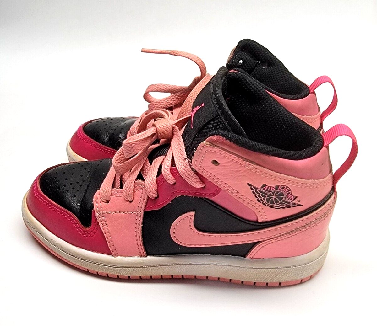 Nike Air Jordan 1 Mid Pink Coral Chalk Pinksickle PS 11C 640734