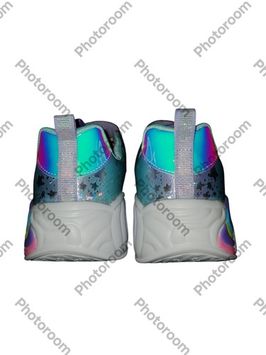 SKECHERS Girls S Lights - Unicorn Dreams Purple Light-Up Shoes (302311L/PRMT) - Picture 6 of 7