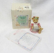 1995 Cherished Teddies AMANDA "Here's Some Cheer to Last" 141186 Enesco w/Box