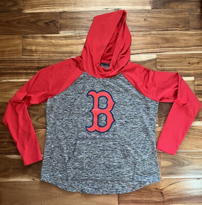 G-III 4Her by Carl Banks BOSTON RED SOCKS Womens Pullover Hoodie Size XL