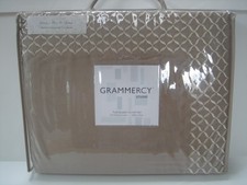 GRAMMERCY STUDIO FULL/QUEEN DUVET SET KHAKI/BEIGE 3PC