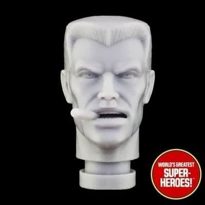 Mego Spider-Man J Jonah Jameson Custom Head For WGSH 8  Figure (Open Mouth)