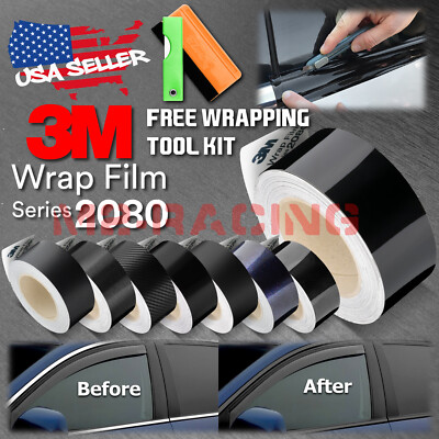 #ad 3M 2080 Black Out Chrome Delete1 Vinyl Wrap Car Decal Door Window Trim Sticker $134.99