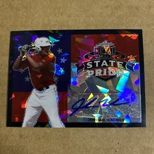 2020 Leaf Metal State Pride Black Cracked Ice Jordan Walker ROOKIE Auto 4/5 AA